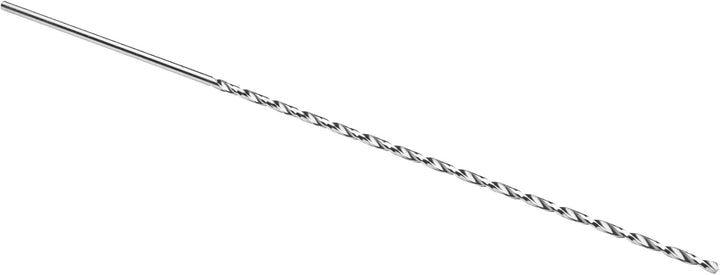 ENT 50402 Holzspiralbohrer Ø 2 mm im 5er-Pack, extra lang 150mm, HSS-G, mit Zentrierspitze und Vorsc