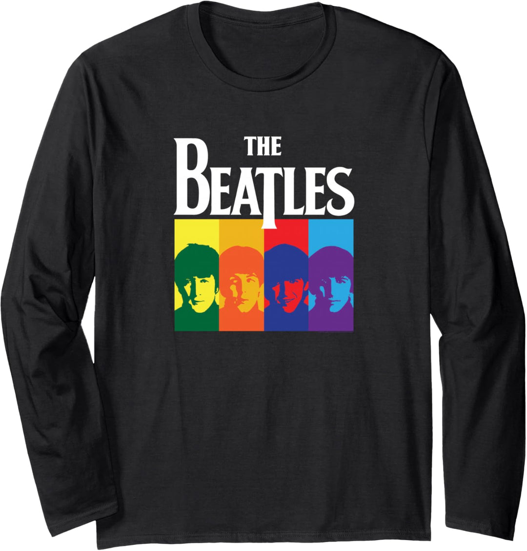 The Beatles Yellow Submarine Album Colorblock Langarmshirt
