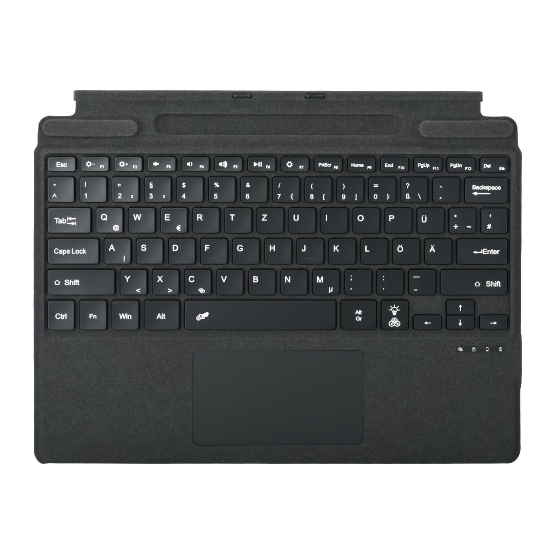 Deutsche QWERTZ Layout Tastatur für Microsoft Surface Pro 11/10 / 9/8 / X, 13 Zoll - Ultraflaches, b