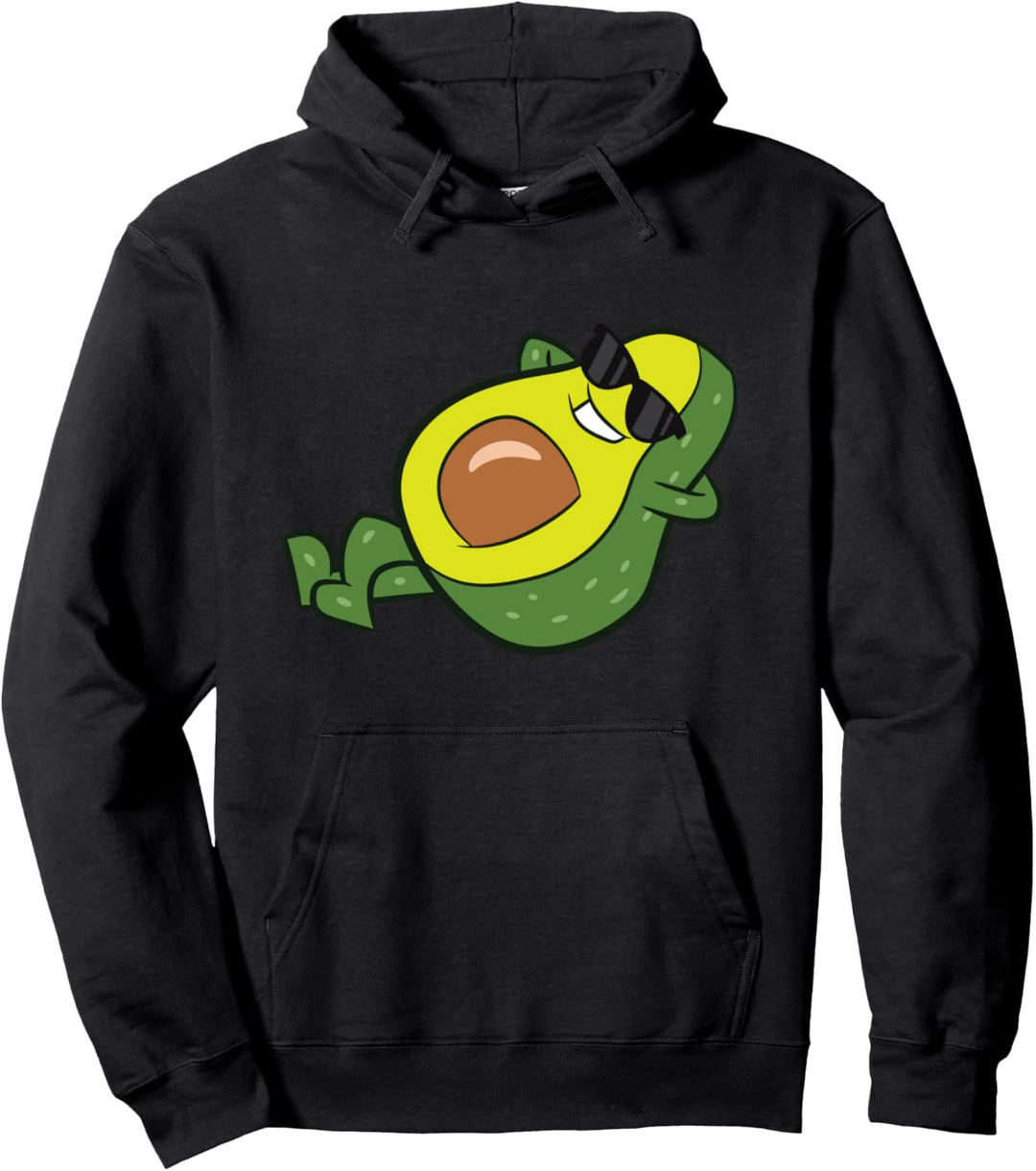 Niedliche Avocado-Frucht, vegan, entspannend, faule Avocado Pullover Hoodie