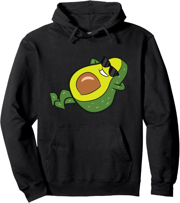 Niedliche Avocado-Frucht, vegan, entspannend, faule Avocado Pullover Hoodie