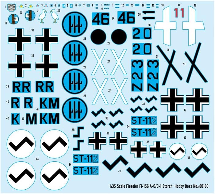 Hobby Boss 1/35 Fieseler FI 156 A-0C-1 Storch, Mittel