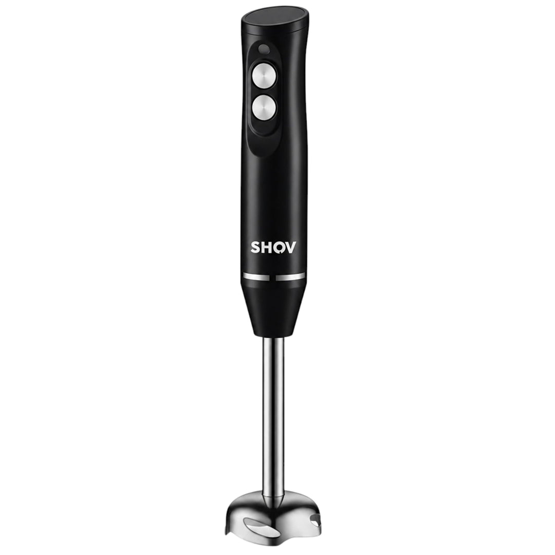 Shov Stabmixer- Hochleistungs-Stabmixer, Edelstahlklingen, 2 Geschwindigkeiten, Ergonomisches Design