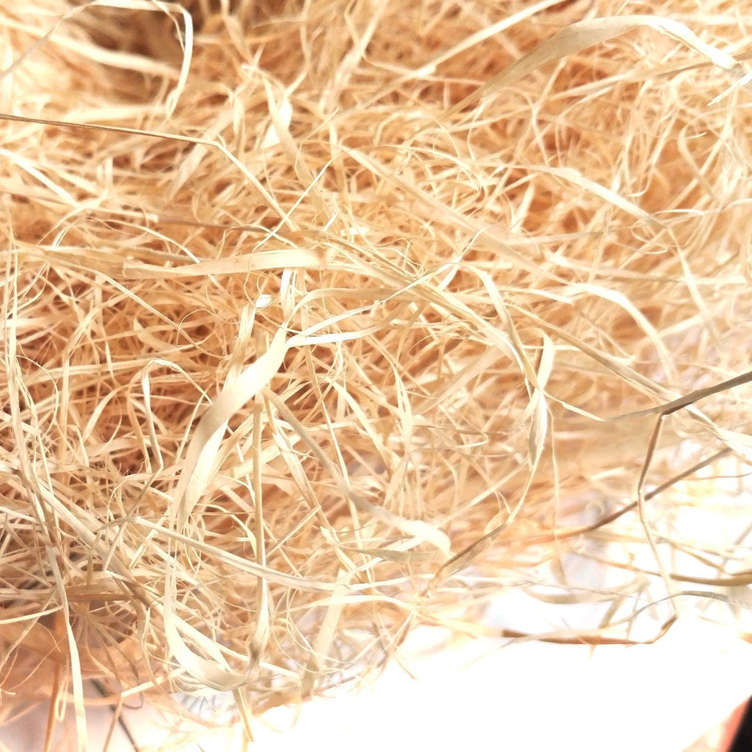 naturling Holzwolle Füllmaterial - Bio Verpackungsmaterial für Deko Geschenk Karton Pakete - unbehan
