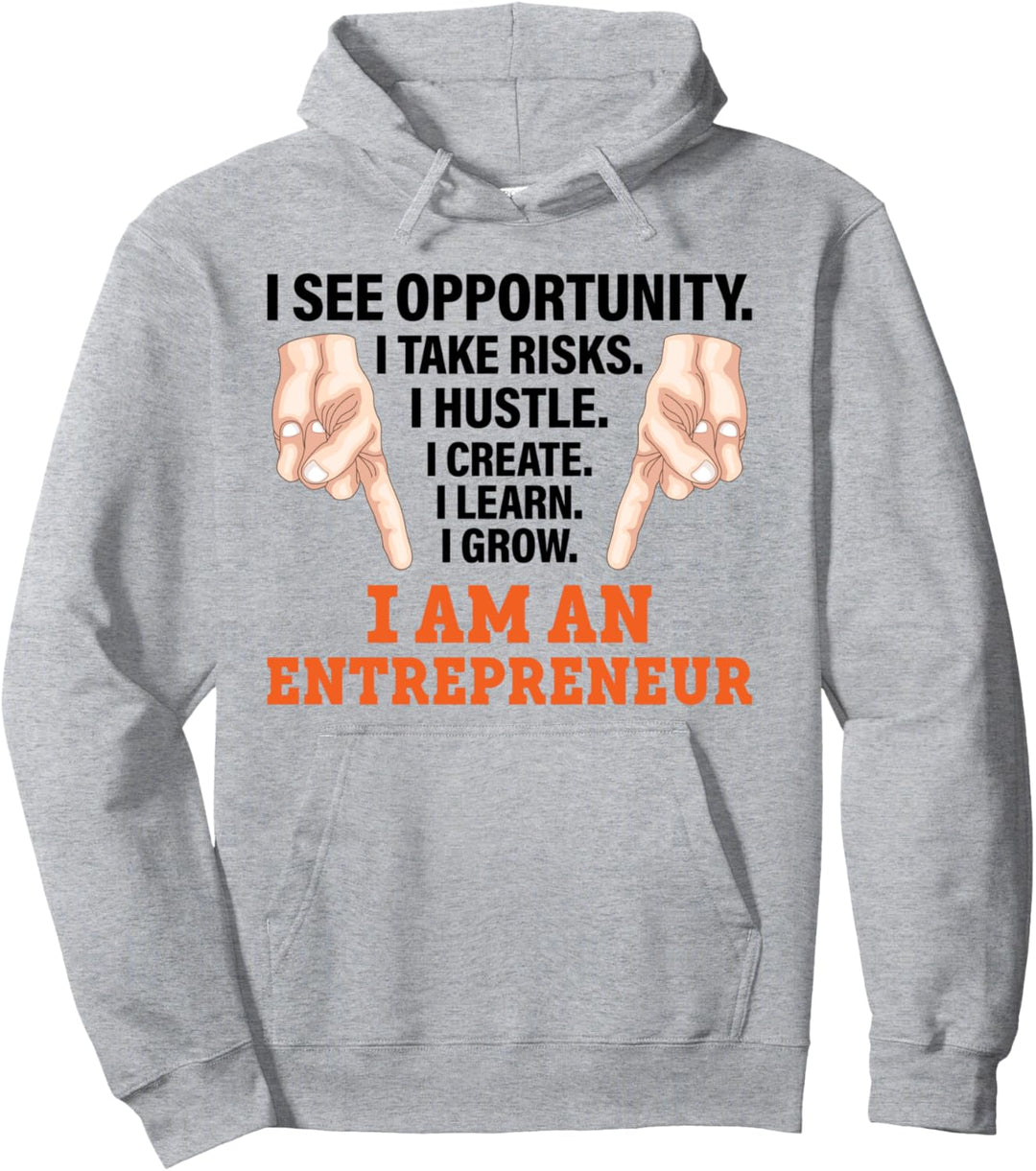 Motivation Entrepreneur Mindset Spruch Unternehmer Pullover Hoodie