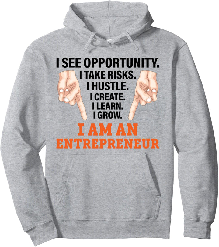 Motivation Entrepreneur Mindset Spruch Unternehmer Pullover Hoodie