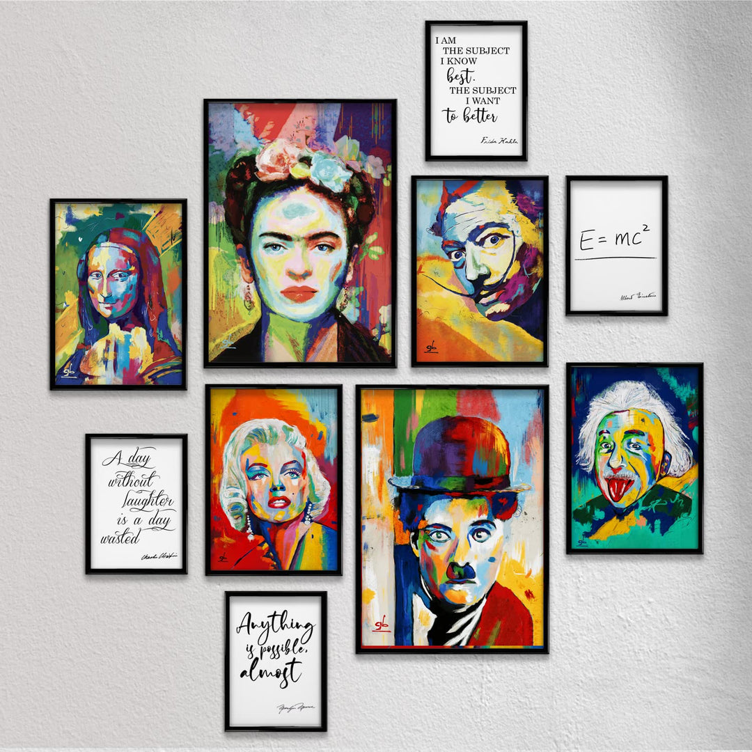 Giallobus - Set mit 10 Wandpostern - Giallobus-Sammlung 1 - Beschichtetes Papier - | 2 x A3 42x30cm