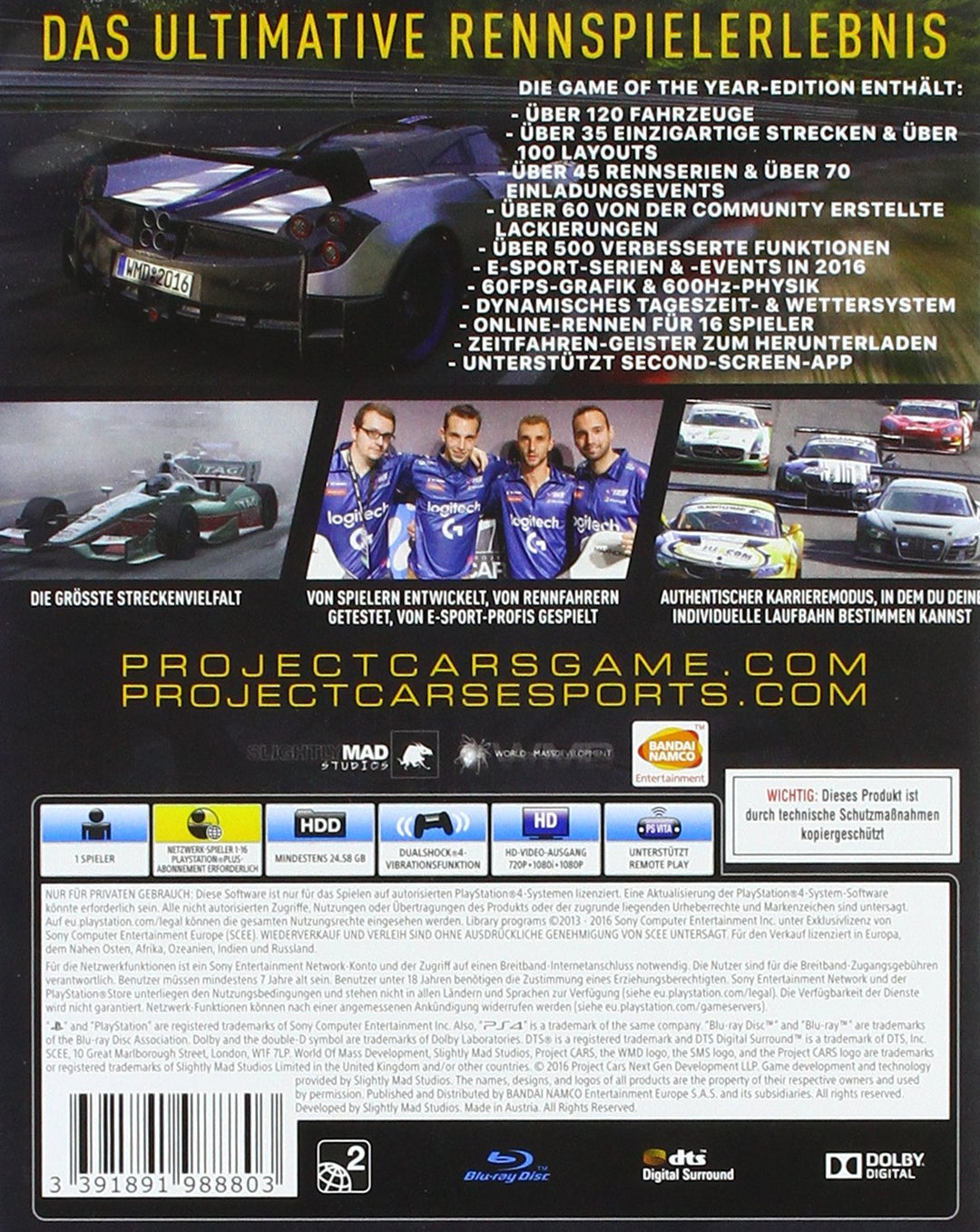 Project CARS - Game of the Year Edition - [PlayStation 4] PlayStation 4 Game of the Year, PlayStatio
