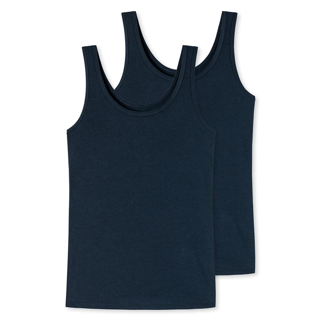 Uncover by Schiesser Damen Unterwäsche (2er Pack) L 2x Dunkelblau, L 2x Dunkelblau