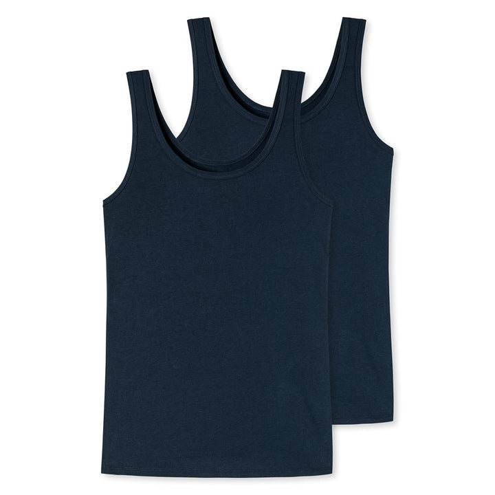 Uncover by Schiesser Damen Unterwäsche (2er Pack) L 2x Dunkelblau, L 2x Dunkelblau
