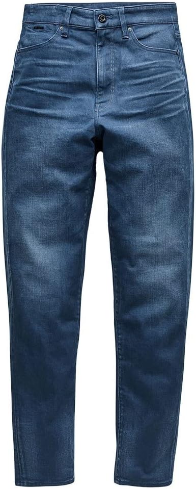 G-STAR Damen Janeh Ultra High Mom Ankle Jeans 25W / 32L Blau (Worn in Rivulet D16083-c048-c600), 25W