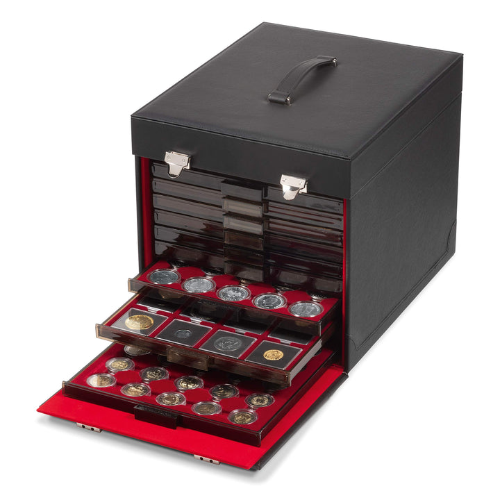 Leichtturm 303239 Münzkoffer MB Sammlerkoffer für bis zu 10 Münzboxen MB oder 6 Münzboxen XL - 328 x