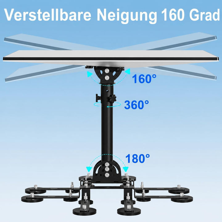 Starlink Gen 3 Magnetische Dachhalterung, 16 magnetische Basen, Bis zu 226 kg Haftkraft, Burbifro St