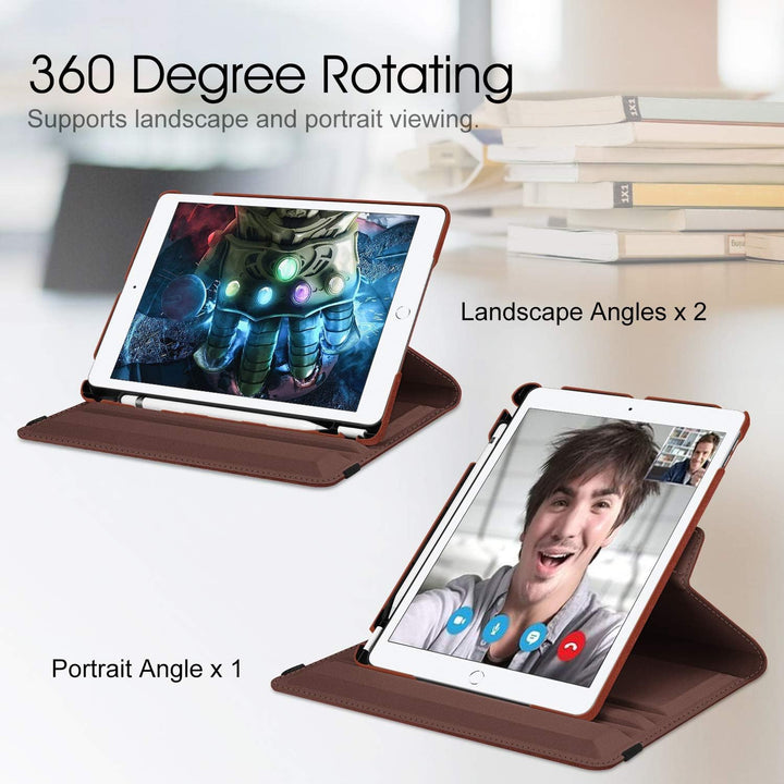 Fintie Rotierende für iPad 8. Generation (2020) 7. (2019) 10,2 Zoll – [Eingebauter Stifthalter] 360