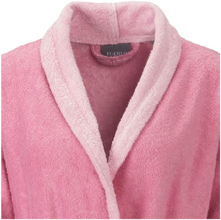 Egeria Calea rose Damen Bademantel Schalkragen M 100% Baumwolle