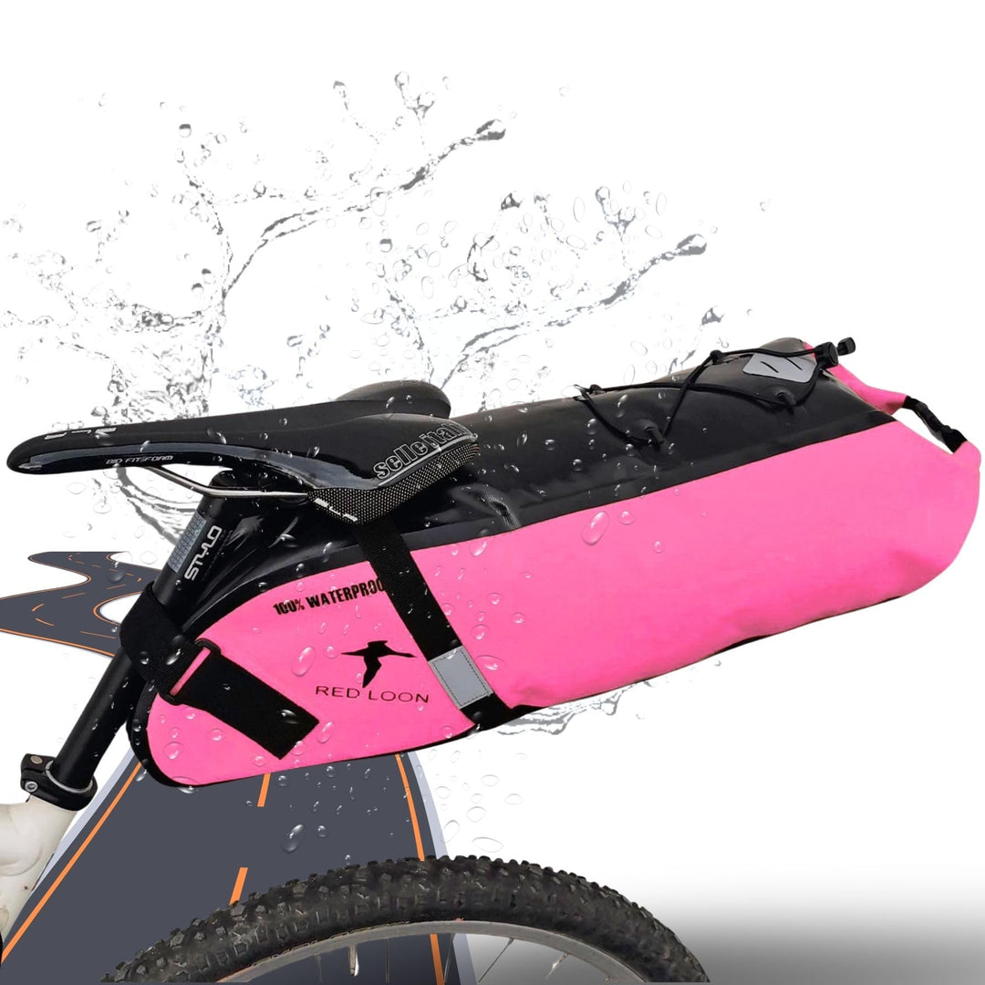 Red Loon Fahrrad Satteltasche Fahrradsitz Tasche Backloader Bike Packing - 15Ltr - wasserdicht reiss
