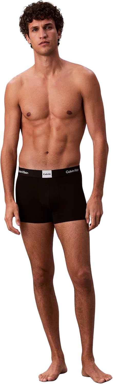 Calvin Klein Herren Trunk 3pk 0000u2662g Trunk (3er Pack) M Black (Black Ub1), M Black (Black Ub1)