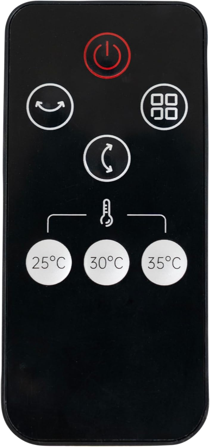 Unold 86535 3D Heizlüfter 3D - Kupfer/Schwarz, 1800 Watt, Überhitzungsschutz, Schutzklasse II, Venti