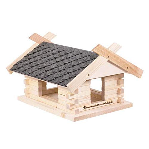Vogelhaus (gross), Schiefer grau Manufaktur Martinshof L : 44,00 cm B: 37,00 cm H: 27,00 cm Vogelhäu