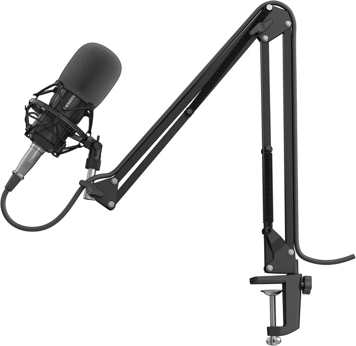 Genesis Radium 300 XLR Studio-Kondensatormikrofon-Set – Inkl. Gelenkarm, Pop-Filter, Mikrofonspinne