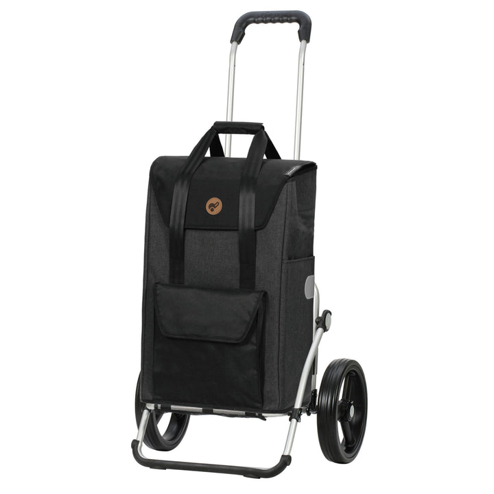 ANDERSEN Einkaufstrolley - Royal Shopper Senta 2.0 schwarz 49 L Einkaufswagen, stilvoll, wasserabwei
