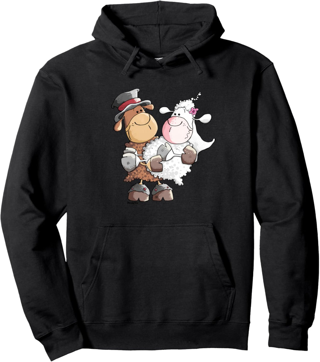 Hochzeit Schafe I Brautpaar Hochzeitsgeschenk Fun Pullover Hoodie