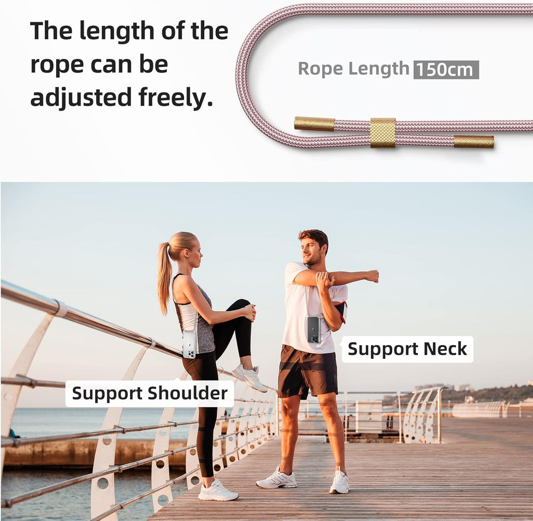 GOODVISH Handykette kompatibel mit Apple iPhone 13 Pro Max-6,7" Display | Necklace Hülle mit Band Ha