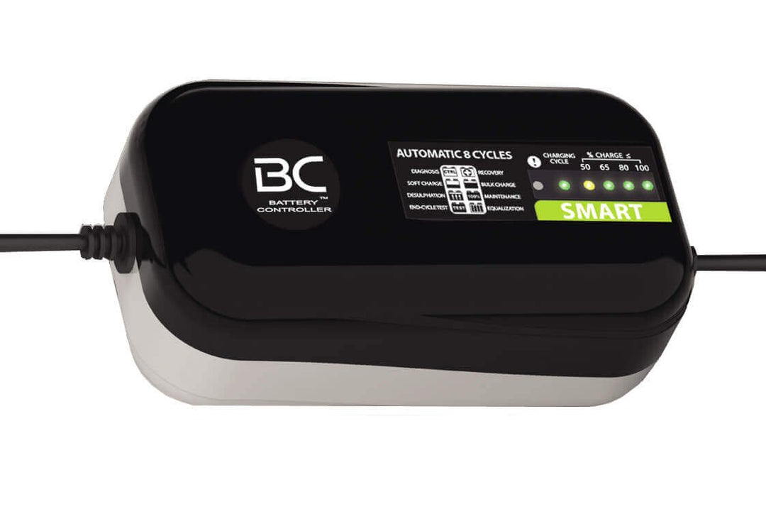 BC SMART 2000 - 12V 2A - Automatisches Batterieladegerät mit 8 Ladestufen für 12V- Motorrad- und Kfz