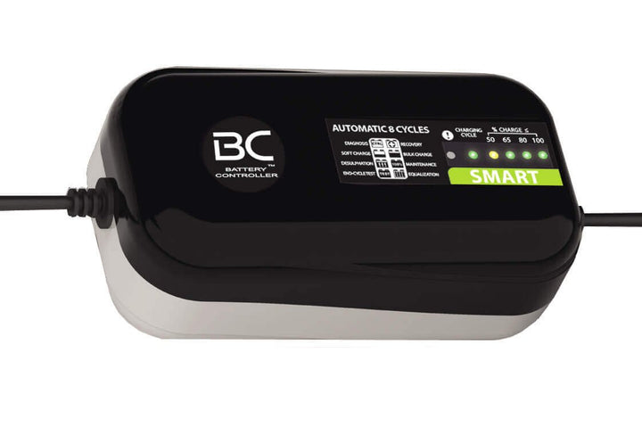 BC SMART 2000 - 12V 2A - Automatisches Batterieladegerät mit 8 Ladestufen für 12V- Motorrad- und Kfz