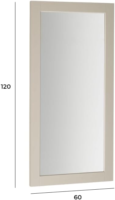 ARHome Wandspiegel, 120 x 60 cm, Taubengrau, Spiegel, Made in Italy Taupe 120 x 60, Taupe 120 x 60