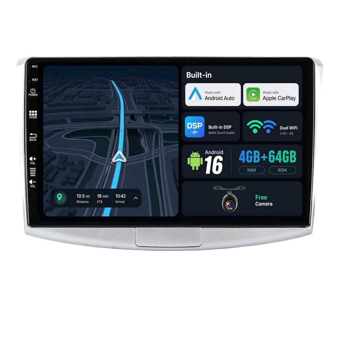 Android 15 Autoradio für Passat B6 / B7 Magotan/CC (2010-2018) - Eingebautes CarPlay Android Auto -