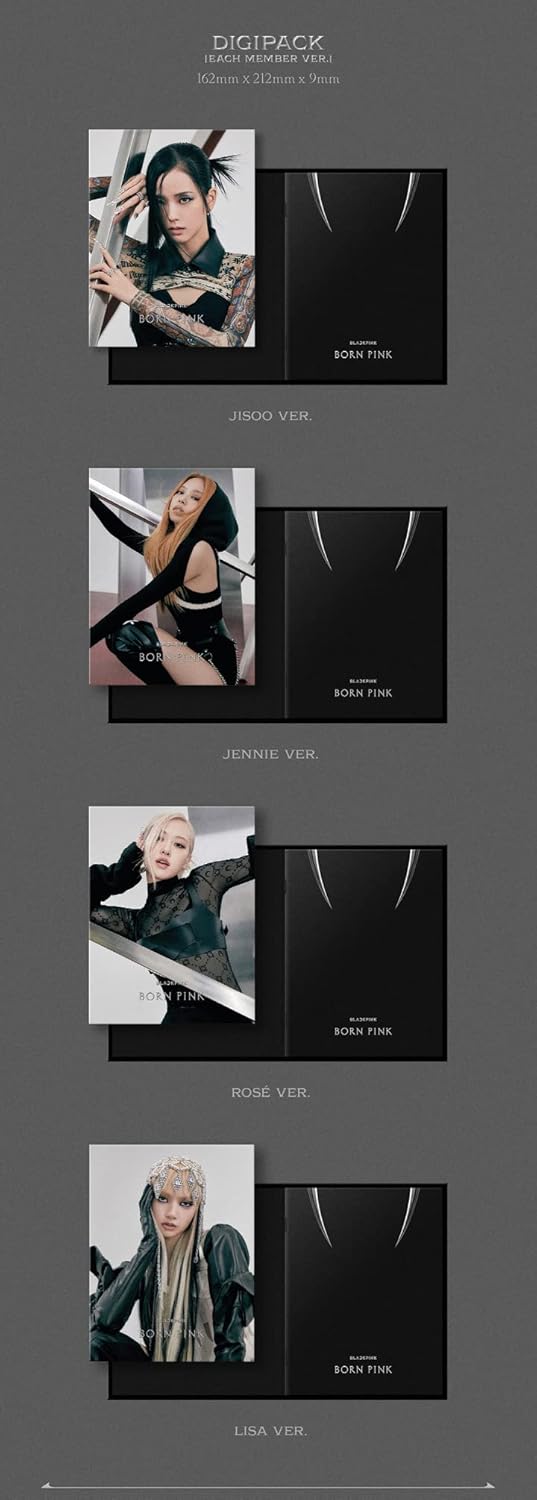 Black Pink - Vol.2 Born Pink Digipack version CD (4 versions SET)