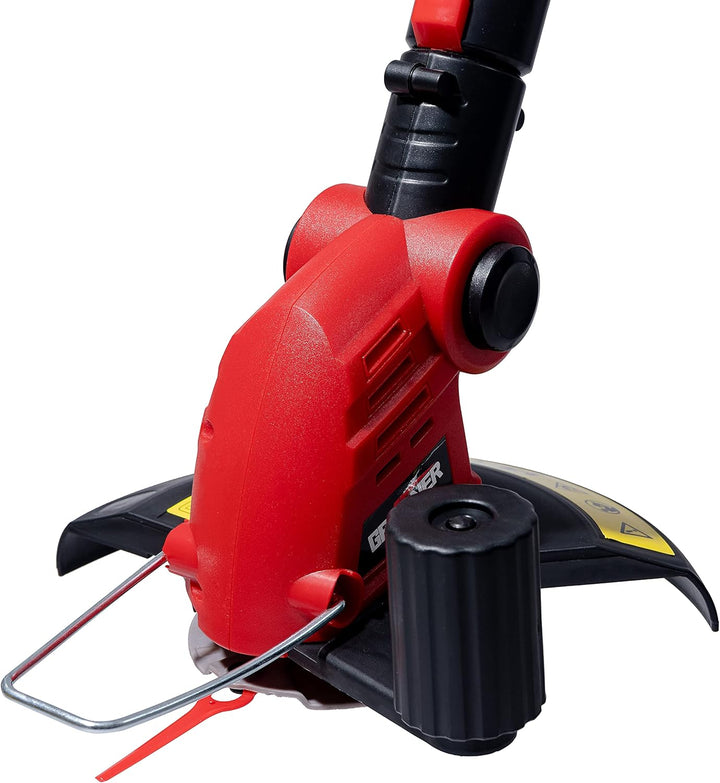 Grafner 2in1 Akku Rasentrimmer mit Kunststoff-Messer, 20V Li-Ion Akku, Schnell-Ladegerät, EDGE-Funkt