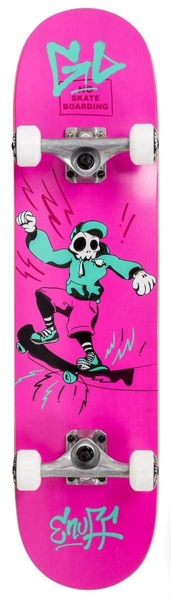 Enuff Skateboards Skully Mini Skateboard 7.25 rose, 7.25 rose
