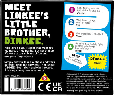 IDEAL , DINKEE LINKEE trivia game for kids: Four little questions, with one big link! , Kids Games ,