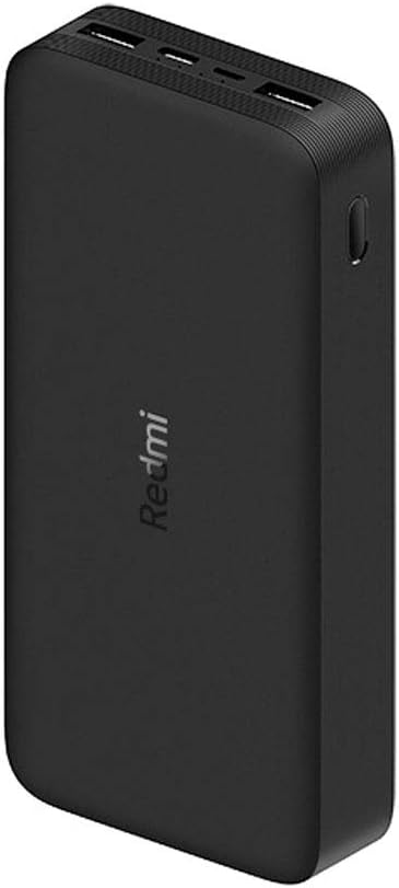 Xiaomi Redmi Externer Akku, 18 W, Fast Charge, Schwarz, 20.000 mAh, Micro-USB-Eingang/USB-C, Ausgang