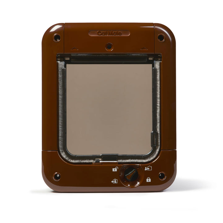 Rosewood 110413 Cat Mate Mikrochip - Katzenklappe, braun, Braun