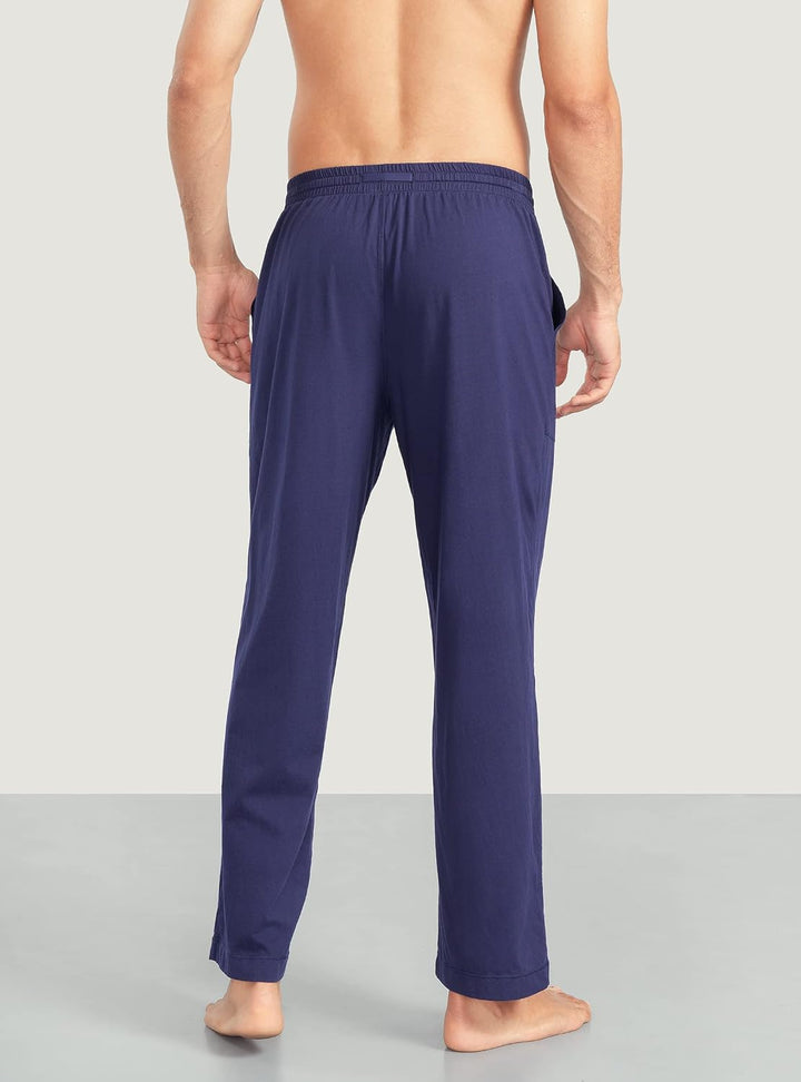 DAVID ARCHY Herren Schlafanzughose Lang & Kurz mit Eingriff Pyjama Hose mit Taschen und Band Nachtwä