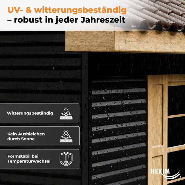 HEXIM Siding Fassadenpaneele aussen Fassadenverkleidung wetterfest Kunststoffpanelee PVC-U Verkleidu