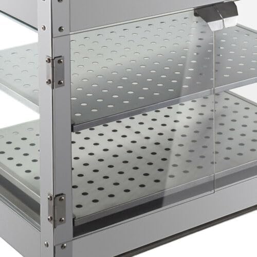 Aufsatzvitrine HeissE Theke Warmhaltevitrine Warmhaltetheke HeissTheke Kuchen Edelstahl Vitrine Gewe