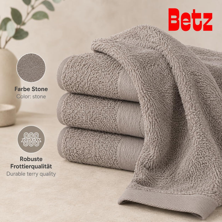Betz Palermo Duschtücher – 4X Duschtuch aus 100% Baumwolle - Badetuch – Saunatuch –Liegetuch - 70 x