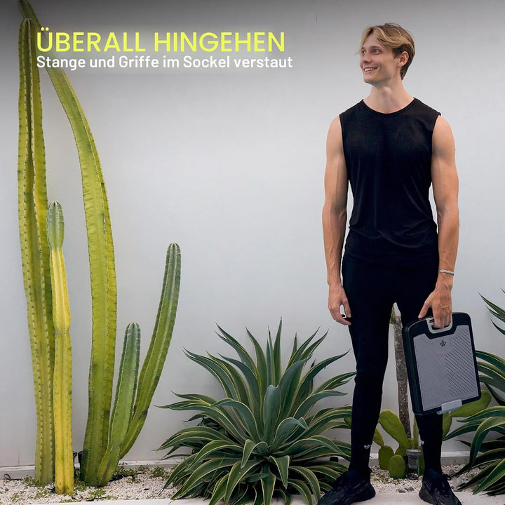 EVO Gym – Tragbares Krafttrainingsgerät für zu Hause, Fitnessstudio; All-in-One-Fitnessstudio; Wider