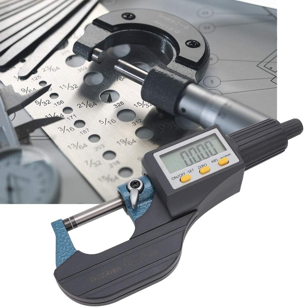 Digitales Mikrometer ， (0-25 mm)) / (25-50 mm) / (50-75 mm) / (75-100 mm) Reichweite, Mikrometer mit