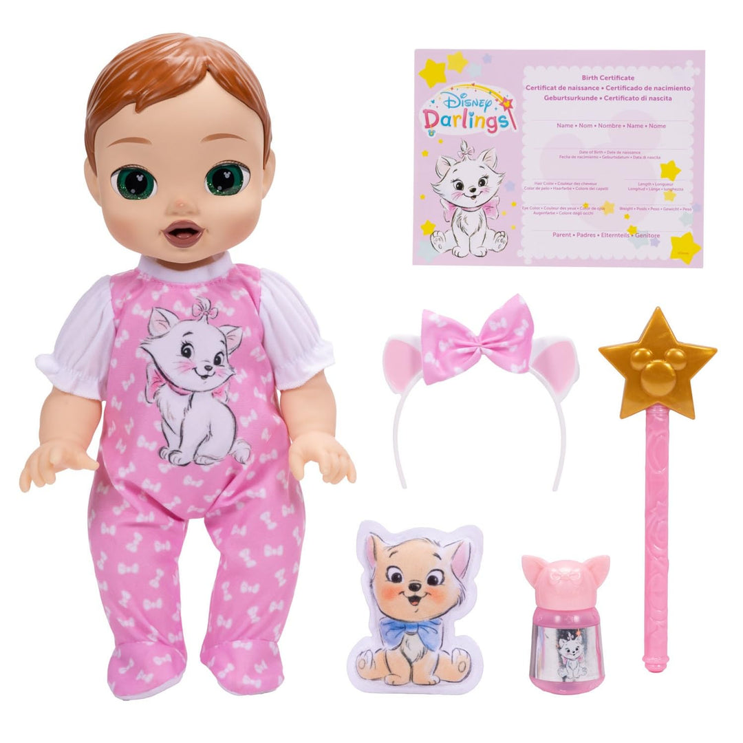 Disney Darlings Deluxe Feature Doll: Marie - Auburn Hair, Green Eyes
