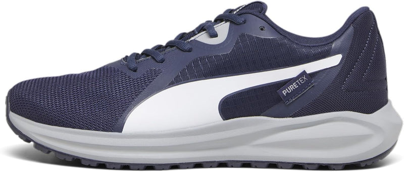 PUMA Unisex Twitch Runner PTX Strassen-Laufschuh 39 EU Puma Navy Cool Mid Grey, 39 EU Puma Navy Cool