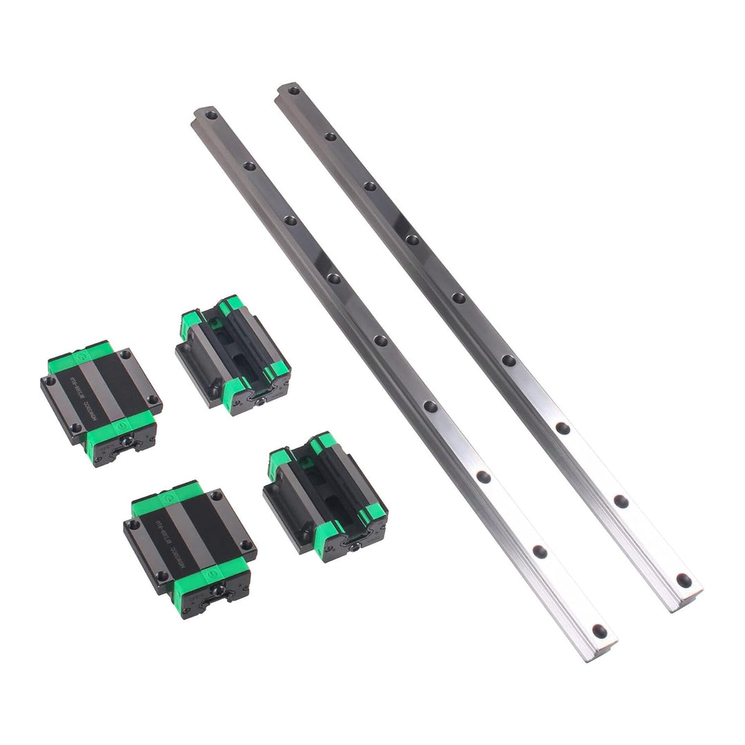Linearführung 2 Stücke HGR20 300mm Linearschiene mit 4 Stücke HGW20CC Lagerblöcken für DIY 3D Drucke