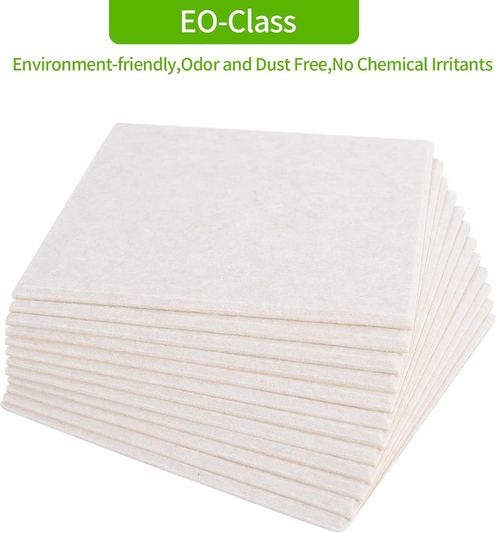 Rdutuok 12 Stück Selbstklebend Akustikplatten,30 x 30 x 1 cm Akustik Absorber Akustik Panel für Tons