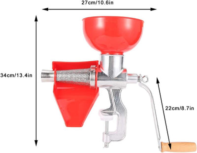Tomaten Entsafter, Manueller Entsafter aus Aluminiumlegierung für Frucht-Tomaten-Zitronen-Orange-Kiw