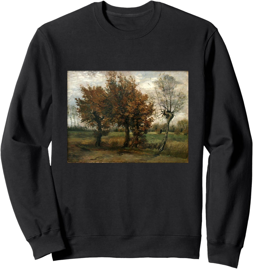 Vincent van Gogh Herbstlandschaft mit vier Bäumen Sweatshirt