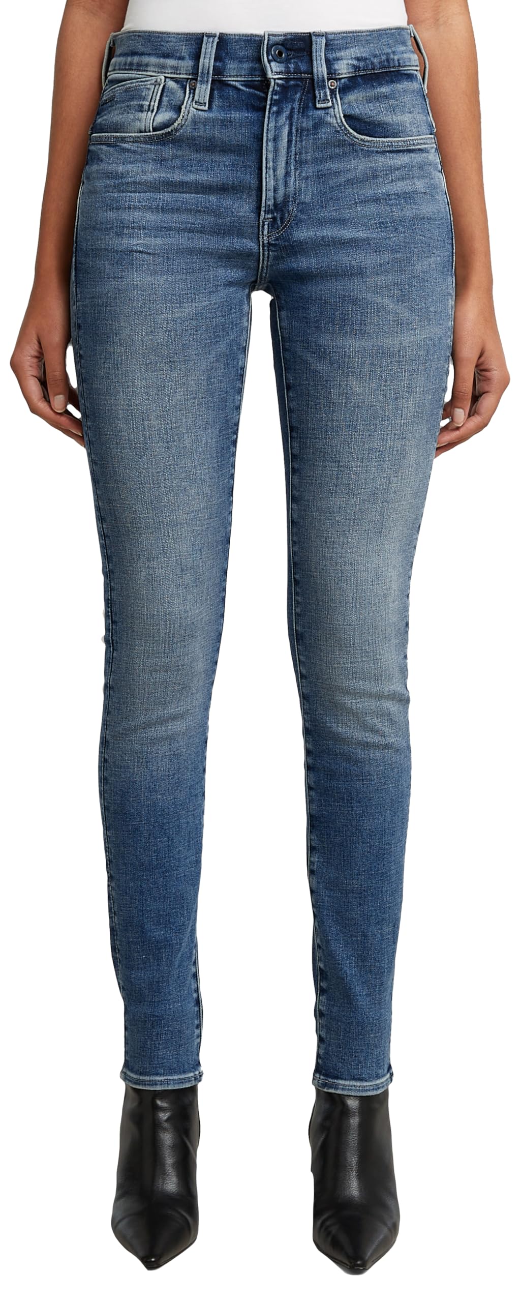 G-Star Damen Lhana Skinny Jeans 32W / 30L Blau (Faded Cascade D19079-c051-c606), 32W / 30L Blau (Fad